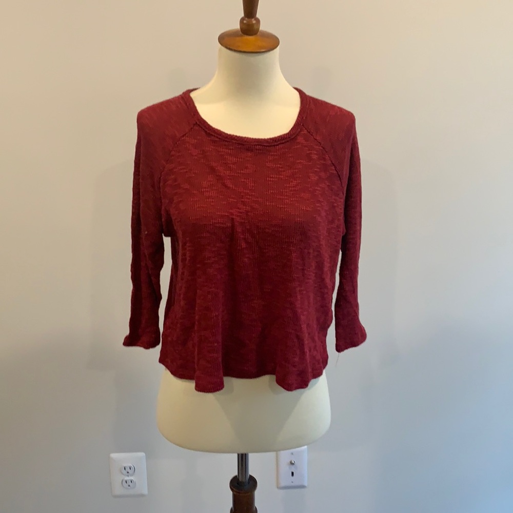 Knit crop top